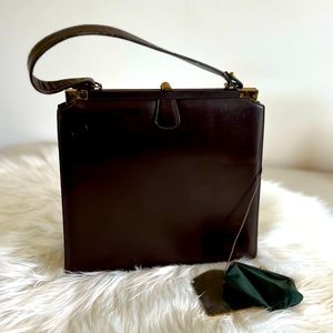 Vintage Brown Leather Purse